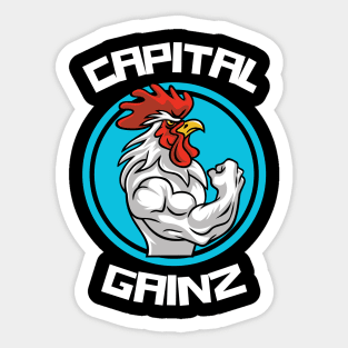 Capital Gainz - Funny Accounting & Finance (Capital Gains) Sticker